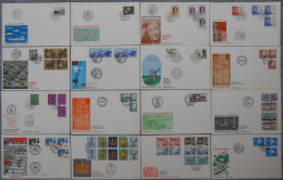 Sweden - 16 Different FDC 1971 *ILLUSTRATED* - FDC