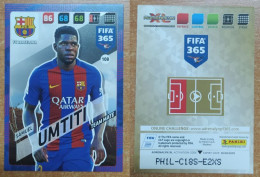 AC - 108 SAMUEL UMTITI  FC BARCELONA  PANINI FIFA 365 2018 ADRENALYN TRADING CARD - Trading Cards