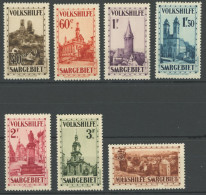 SAARGEBIET 161-67 **, 1932, Burgen Und Kirchen, Postfrischer Prachtsatz, Mi. 750.- - Autres & Non Classés