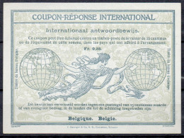 BELGIQUE BELGIE BELGIUM  Ro4  Fr. 0.28  International Reply Coupon Reponse Antwortschein IRC IAS Cupon Respuesta  Mint * - International Reply Coupons