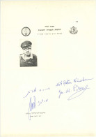 Israel Mordechai Piron (1921-2014) Oberrabbiner U. Militärrabiner Armee Autograph 1976 - Politicians  & Military