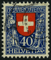 SCHWEIZ BUNDESPOST 188 O, 1923, 40 C. Pro Juventute, Pracht, Mi. 65.- - Usados