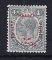 British Honduras: 1932   Belize Relief Fund Surcharge  SG141   4c + 4c     MH - Britisch-Honduras (...-1970)