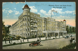 ETATS-UNIS 153 - Hot Springs, Arkansas - Le Majestic Hotel Et Bath House - En 1915 - Hot Springs