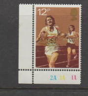 Great Britain 1980 Running 12p Cornerpiece MNH ** - Nuevos