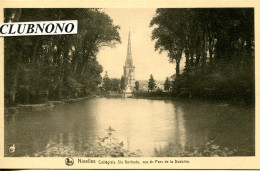 CPA - NIVELLES - COLLEGIALE STE GERTRUDE - VUE DU PARC DE LA DODAINE - Nivelles