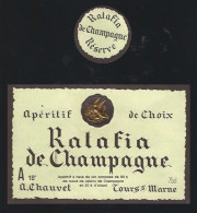 Etiquette Champagne Ratafia De Champagne  A Chauvet  Tours Sur Marne Marne 51 - Champagner