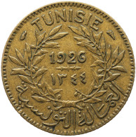 LaZooRo: Tunisia 1 Franc 1926 1344 XF - Túnez