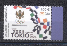 Montenegro 2021-Summer Olympic Games, Tokyo 2020 Japan Set (1v) - Verano 2020 : Tokio