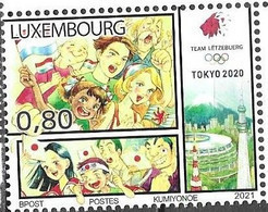 LUXEMBOURG, 2021, MNH, OLYMPICS, TOKYO OLYMPICS,1v - Summer 2020: Tokyo