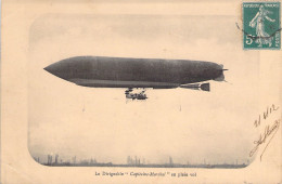 TRANSPORT - Le Dirigeable Capitaine Marchal En Plein Vol - Aviation - Carte Postale Ancienne - Zeppeline