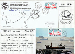 29e Expedition - LS ARGOS Itinéraire M/S THALA DAN à PANAMA HOBART + SIGNATURES + 1 CP MAXIMUM TP N°67 Voyagée - Covers & Documents