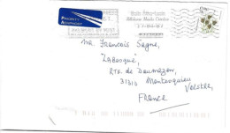 Eire Lettre Pour Montesquieu Volvestre  Fleurs 2004 - Briefe U. Dokumente