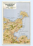 T6241/ Landkarten AK Lübecker Bucht Und Fehrmarn AK 1939 - Carte Geografiche