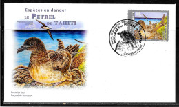 C477 - LE PETREL DE TAHITI SUR LETTRE PREMIER JOUR DE PAPEETE DU 25/01/19 - Lettres & Documents