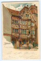 Y5161/ Zabern Elsaß  Litho AK F. Hoch 1901 - Elsass