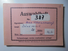 Auswahlheft Nr. 387 Von 1992 20 Blätter 146 Briefmarken  Dänemark 1875-1953-1954/Mi Nr. 23bB-345, Unvol - Lotes & Colecciones