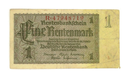 Allemagne : 1 Rentenmark Berlin 1937 - Other & Unclassified