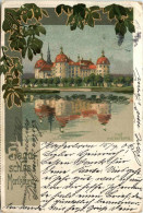 Jagdschloss Moritzburg - Litho - Moritzburg