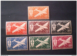 St PIERRE & MIQUELON 1942 SERIES DE LONDRES PERF 14 1/2 X 14 MNL - Unused Stamps