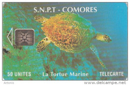 COMOROS ISL. - Marine Turtle, Chip SC5, Used - Comore