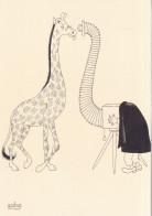 Dessin D'Albert DUBOUT  N° D 79  - Photograzphe,girafe... - Dubout