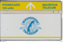 MAURITIUS(L&G) - Telecom Logo 120 Units(yellow Band & Yellow Line), CN : 709D, Tirage 8000, Used - Mauritius