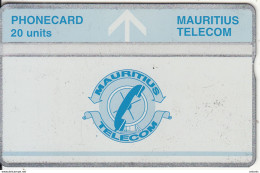 MAURITIUS(L&G) - Telecom Logo 20 Units(blue Band & Blue Line), CN : 410A, Tirage 25000, Used - Maurice