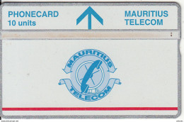 MAURITIUS(L&G) - Telecom Logo 10 Units(white Band & Red Line), CN : 708L, Tirage 5000, Used - Maurice