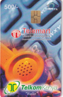 KENYA - Telemart Technologies, Telecom Kenya Telecard 500/-, Exp.date 31/12/00, Used - Kenya