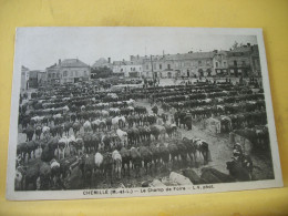 4J 2639 CPA 1938 - 49 CHEMILLE - LE CHAMP DE FOIRE - ANIMATION - Chemille