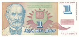 1 Dinar 1.1.1994 ! SCARCE UNC AVRAM DINAR YUGOSLAVIA - Joegoslavië