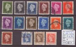 Netherlands Stamps Used 1947-48,  NVPH Number 474-489, See Scan For The Stamps - Gebraucht