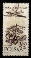 POLOGNE   -   Aéro  -  1957 .  Y&T N° 43 Oblitéré  .Avion - Used Stamps