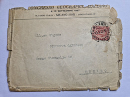 Italy. Cover With Perfin CTi, Milano - BM Für Werbepost (BLP)