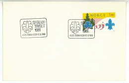 SC 29 - 707 Scout NORWAY - Cover - Used - 1981 - Briefe U. Dokumente