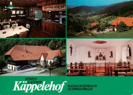 73934991 Einbach_Hausach Hoehengasthof Kaeppelehof Gastraum Hauskapelle Panorama - Hausach