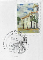 Brazil 2010 Cover Stamp Commemorative Cancel 350 Years Of The Benedictine Presence In Sorocaba Christian Religion Church - Briefe U. Dokumente