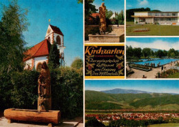 73934564 Kirchzarten Kirche Brunnen Kurhaus Schwimmbad Panorama - Kirchzarten