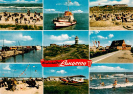 73934534 Langeoog_Nordseebad Strand Seenotkreuzer Hafen Wasserturm Flugplatz Bra - Langeoog