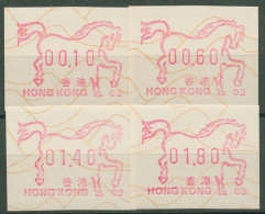 Hongkong 1990 Jahr Der Schlange Satz 0,10/0,60/1,40/1,80 ATM 5c S1.2 Postfrisch - Distributeurs