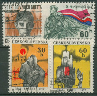 Tschechoslowakei 1972 Zweiter Weltkrieg 2054/57 Gestempelt - Used Stamps