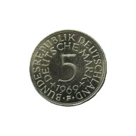 Bund 1969 F 5 DM Silberadler ST (EM014 - 5 Mark