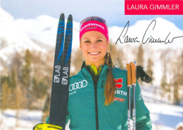 Autogramm AK Langläuferin Laura Gimmler Oberstdorf Im Oberallgäu Allgäu Zoll-Ski-Team Olympia DSV Cross-country Skiing - Handtekening