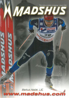 Autogrammkarte Madshus-AK Langläufer Markus Hasler Eschen Im Unterland Liechtenstein Olympia Cross-country Skiing FIS - Autógrafos