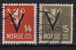 NORWAY 1941 - Canceled - Mi 239X44X, 245X - Oblitérés