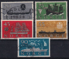 NORWAY 1960 - Canceled - Mi 444-448 - Gebraucht