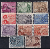 NORWAY 1947 - Canceled - Mi 323-333 - Used Stamps