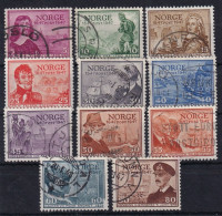 NORWAY 1947 - Canceled - Mi 323-333 - Gebraucht