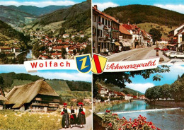 73931248 Wolfach_Schwarzwald Panorama Ortspartie Schwarzwaldhaus Trachten Kinzig - Wolfach